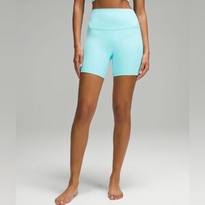 lululemon athletica Blue Bike Shorts size 4